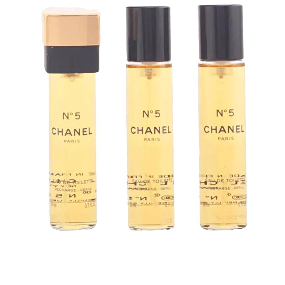 Nº 5 eau de toilette purse spray refills 3 x 20 ml