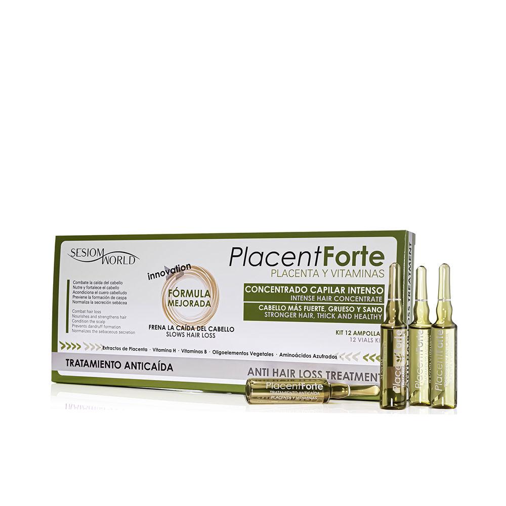 Placent Forte anti-hair Loss Treatment Ampoules 12 U