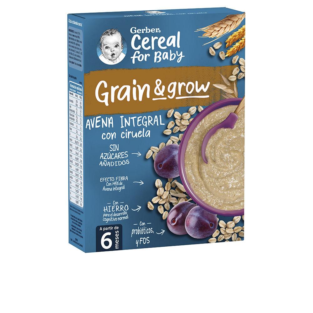 Grain & Grow #whole oat porridge with plum