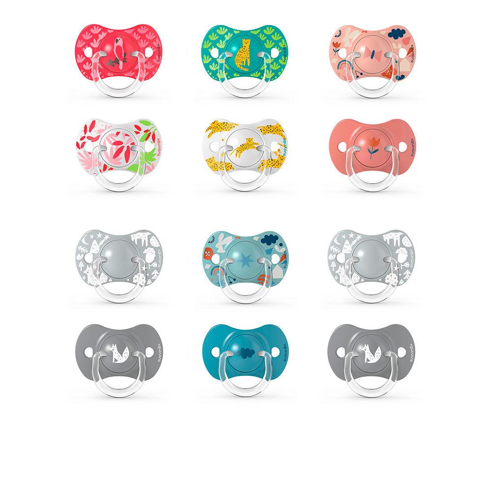 Physiological Silicone Pacifier 6-18 m 2 Units