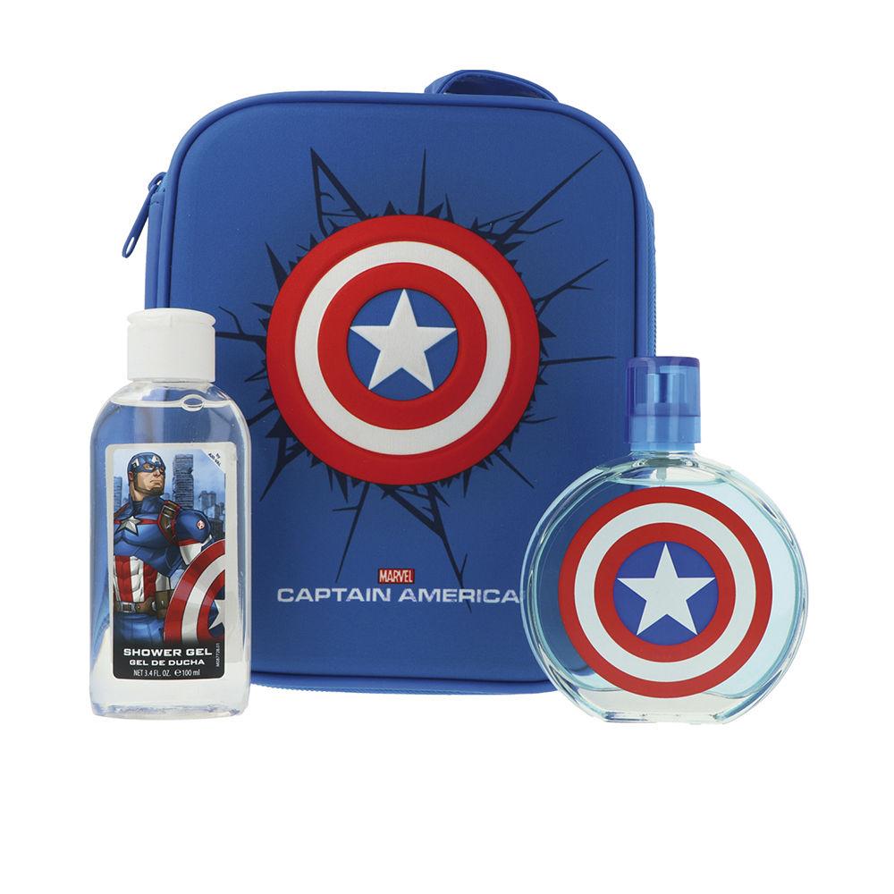 Child's Perfume Set Cartoon Capitan America Neceser Lote Captain America 3 Pieces 2 Pieces