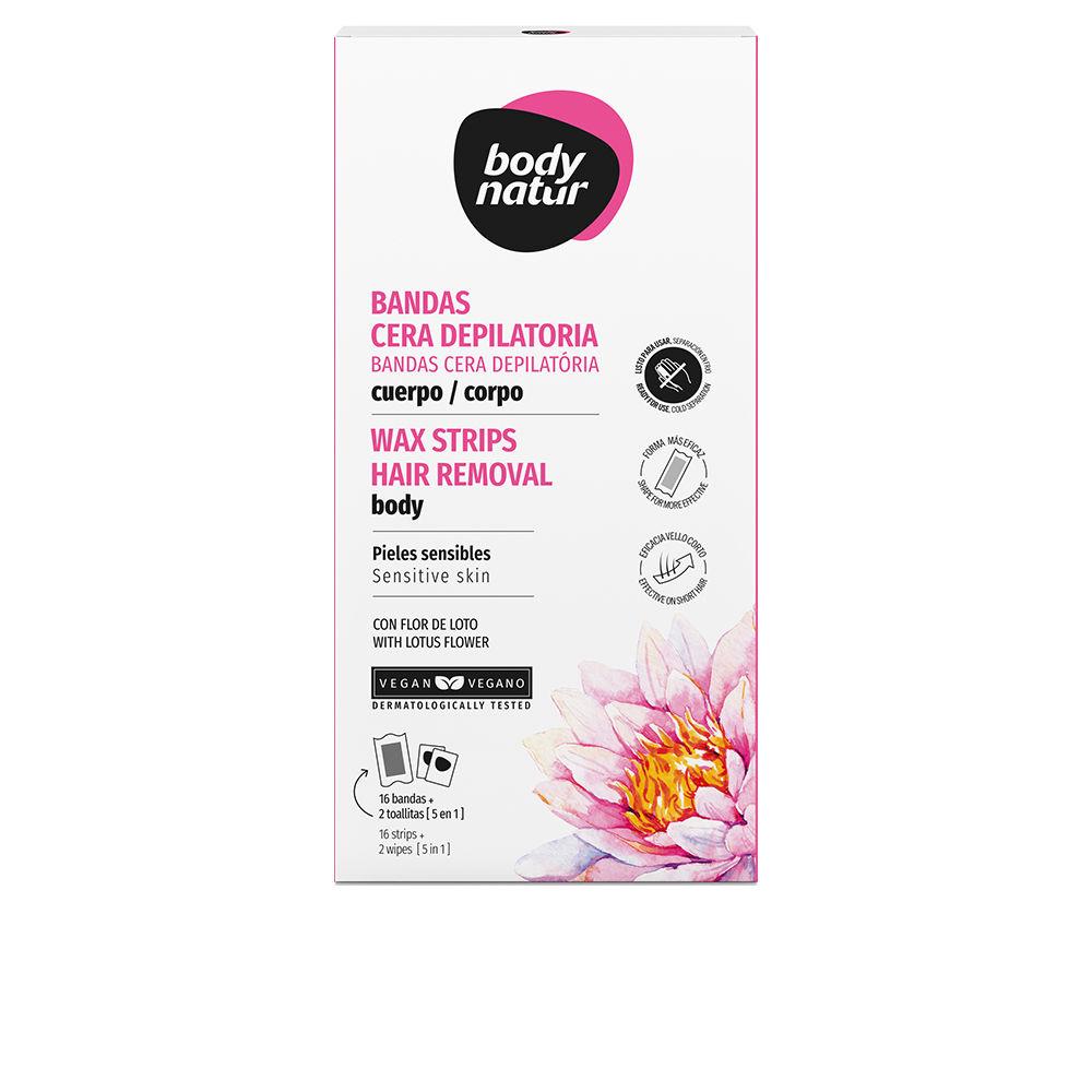 Bands depilatory wax body lotus flower 16 u