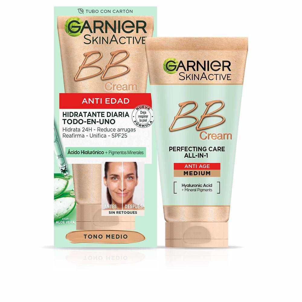 Hydrating Cream with Colour Garnier Skin Naturals Bb Cream Anti-ageing Spf 15 Medium 50 ml