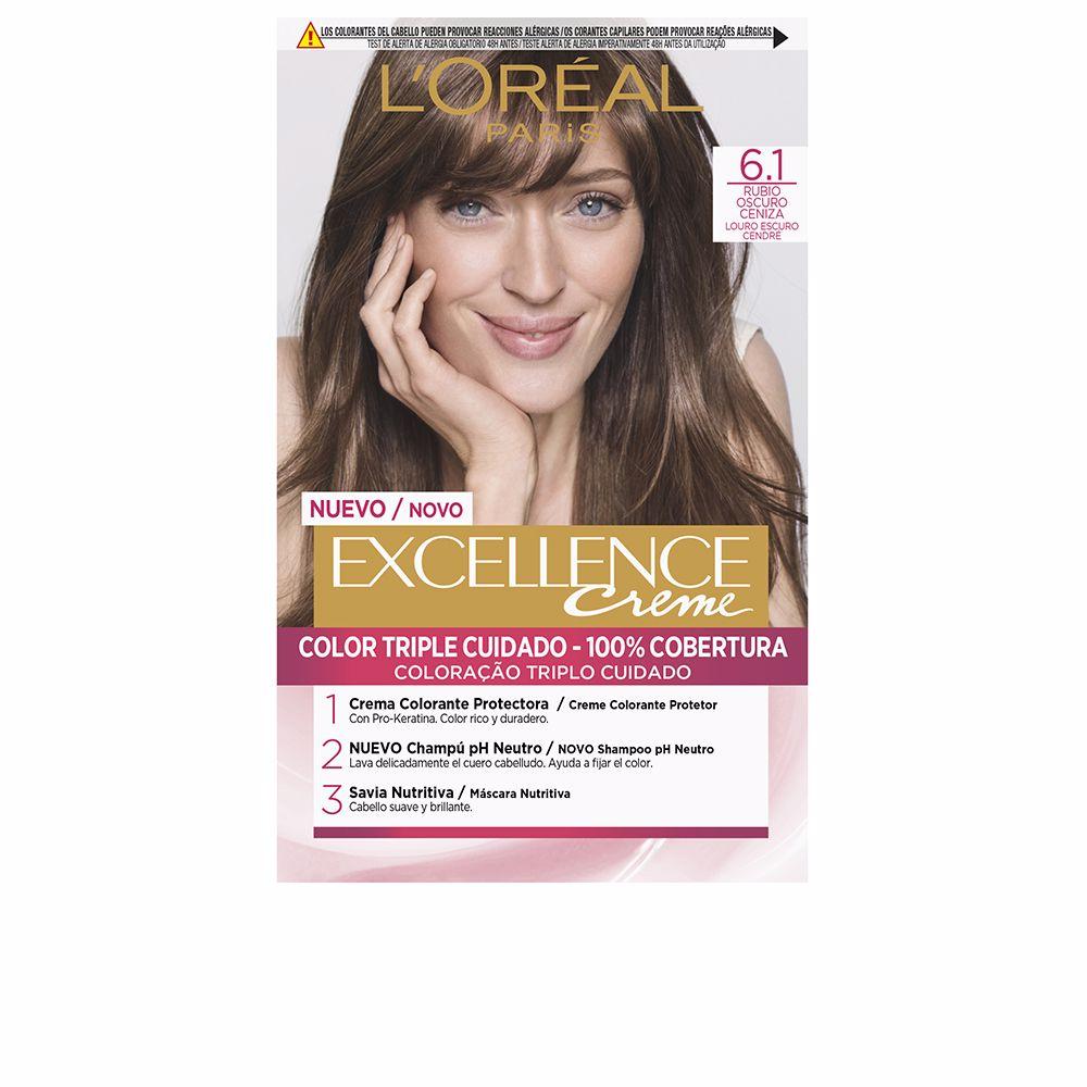 Permanent Dye Excellence L'Oreal Make Up Excellence Dark Ash Blonde Nº 9.0-rubio muy claro Nº 8.0-rubio claro 192 ml