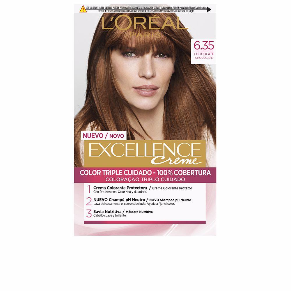 Permanent Dye Excellence L'Oreal Make Up Excellence Nº 9.0-rubio muy claro Nº 8.0-rubio claro 192 ml