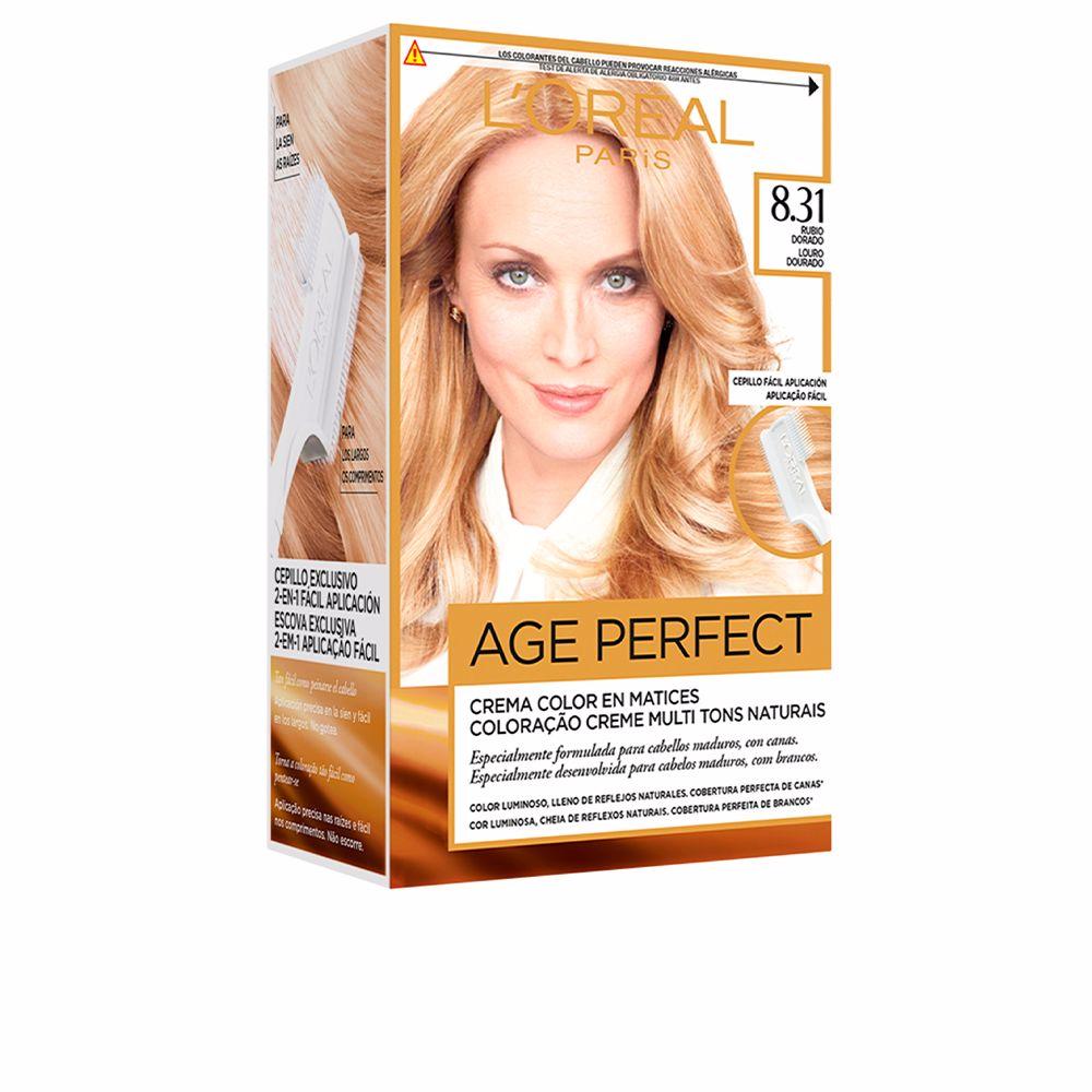 Permanent Anti-Ageing Dye Excellence Age Perfect L'Oreal Make Up Excellence Age Perfect Golden Blonde Nº 8.0-rubio Claro (1 Unit