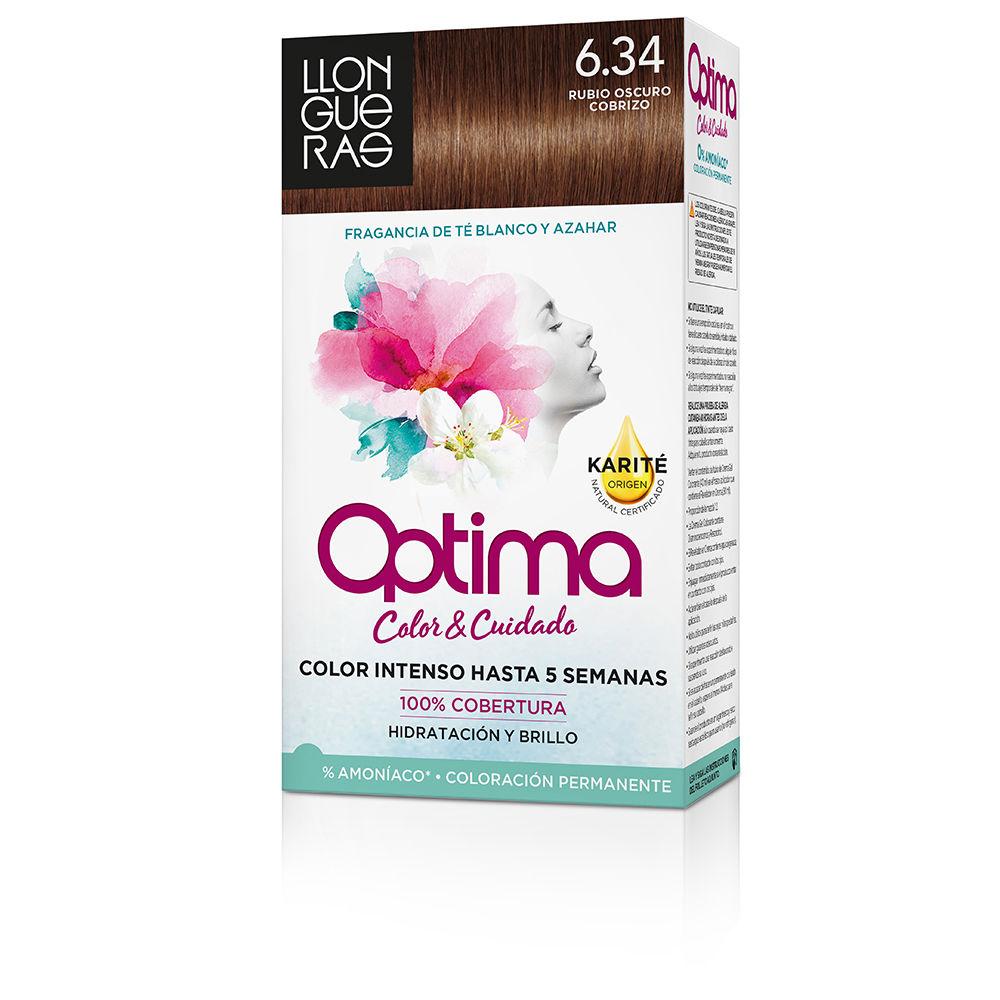 Optima hair colour #6.34-golden deep blond