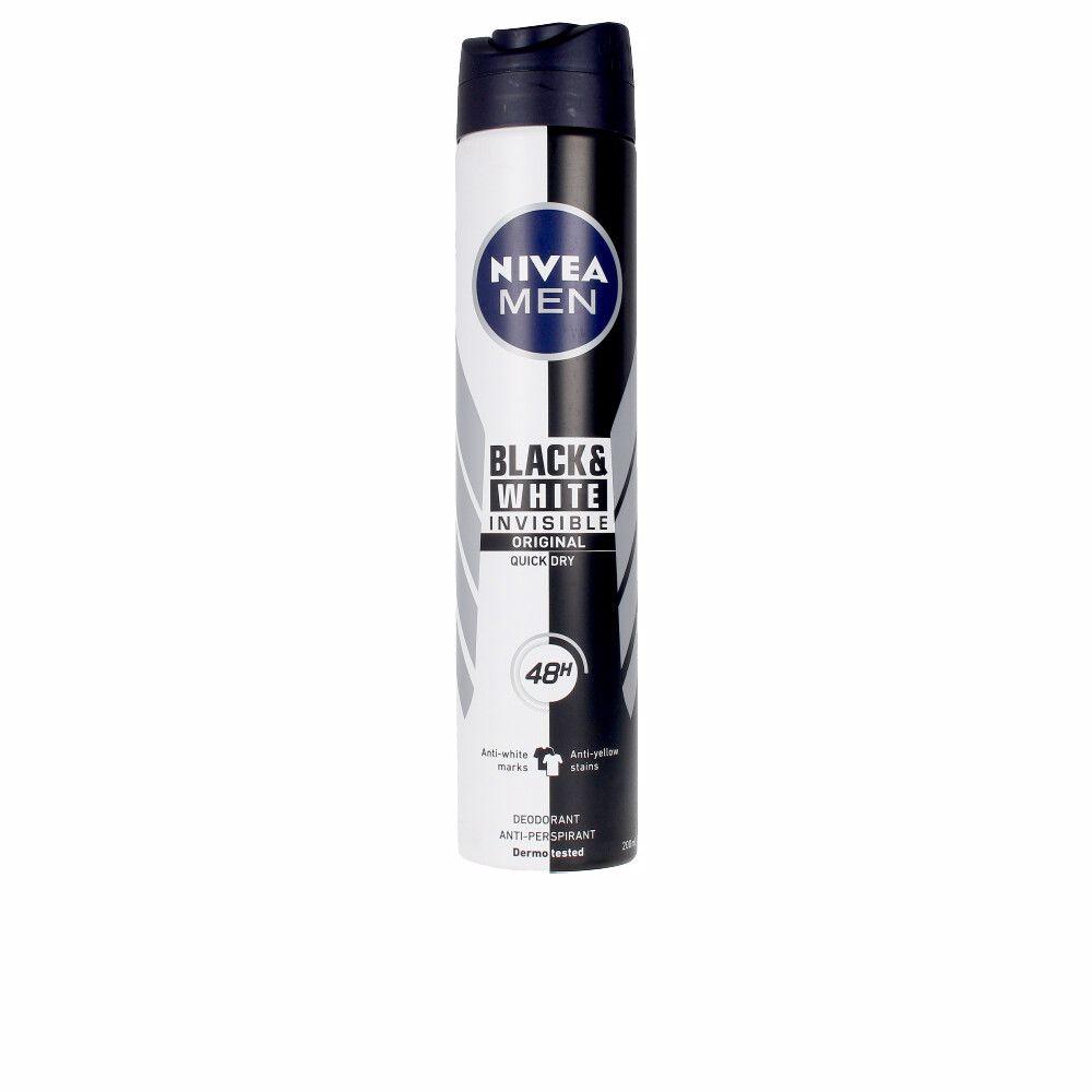 Men Black & White Invisible deodorant spray 200 ml