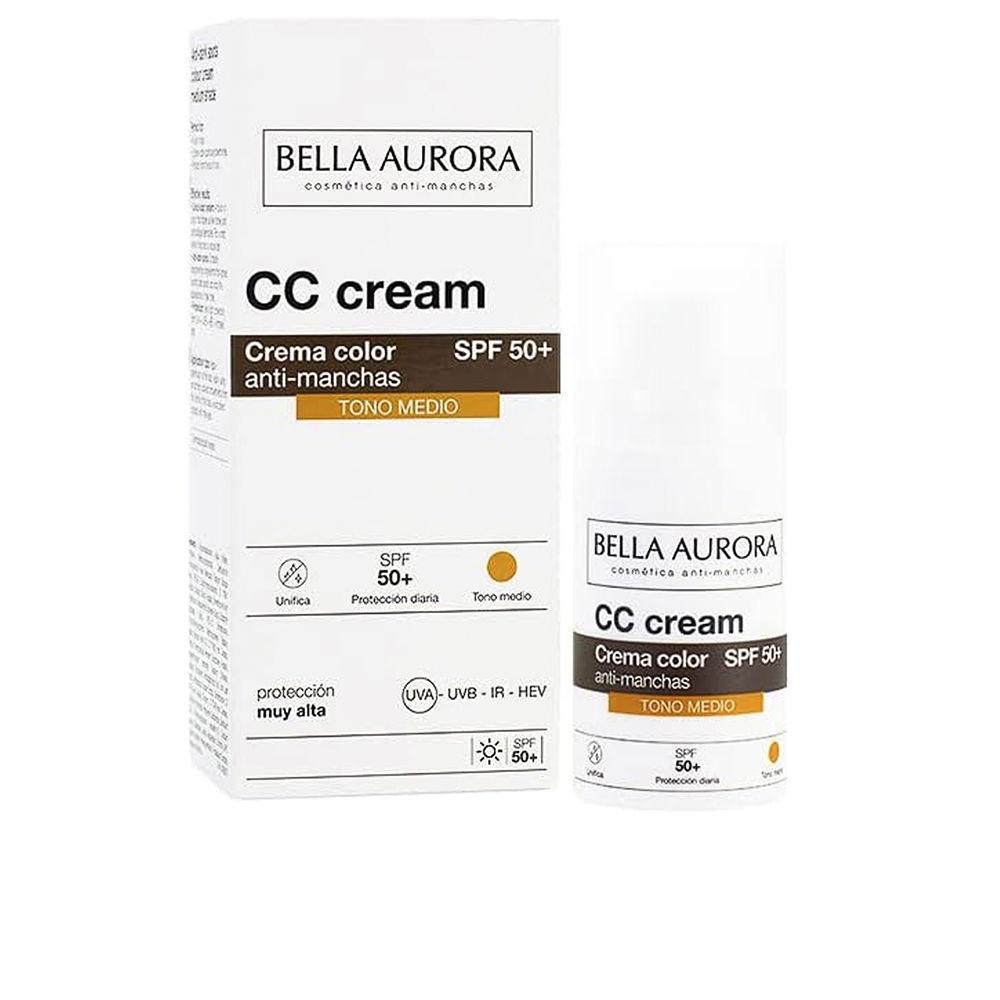 Corrector Antimanchas CC Cream Bella Aurora 2526112 Tono Medio 30 ml