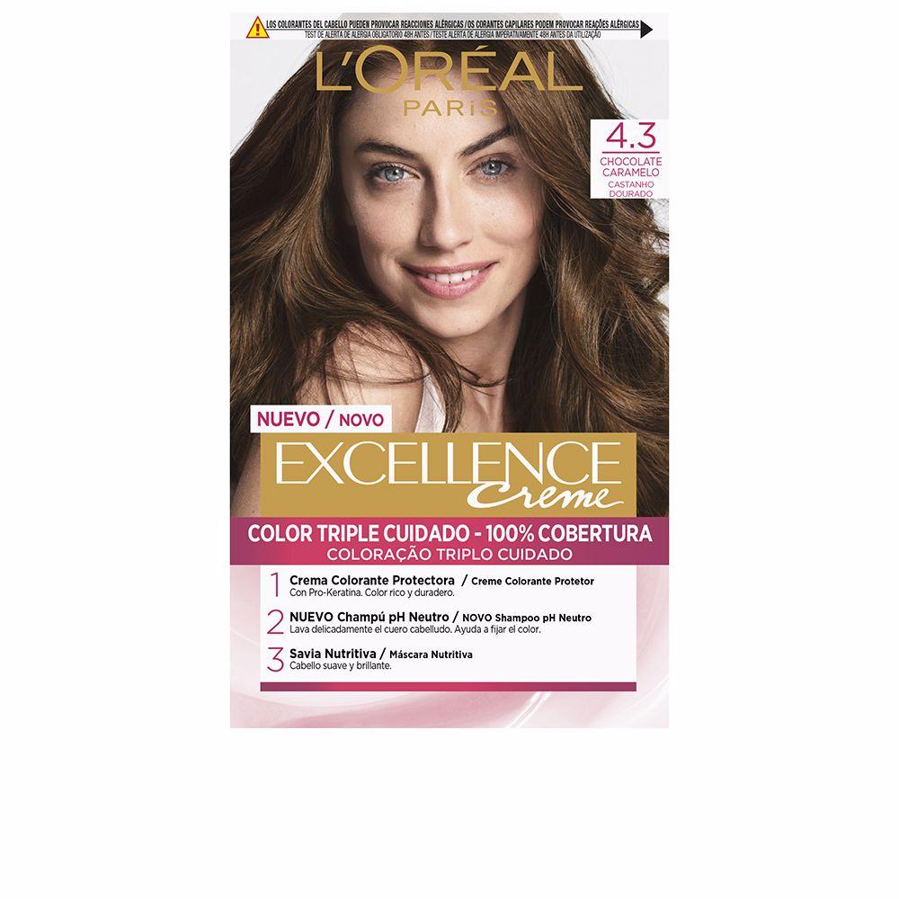 Permanent Dye Excellence L'Oreal Make Up GM000023_026_SABBIA-Brown-EU 37 Nº 9.0-rubio muy claro Nº 8.0-rubio claro 192 ml