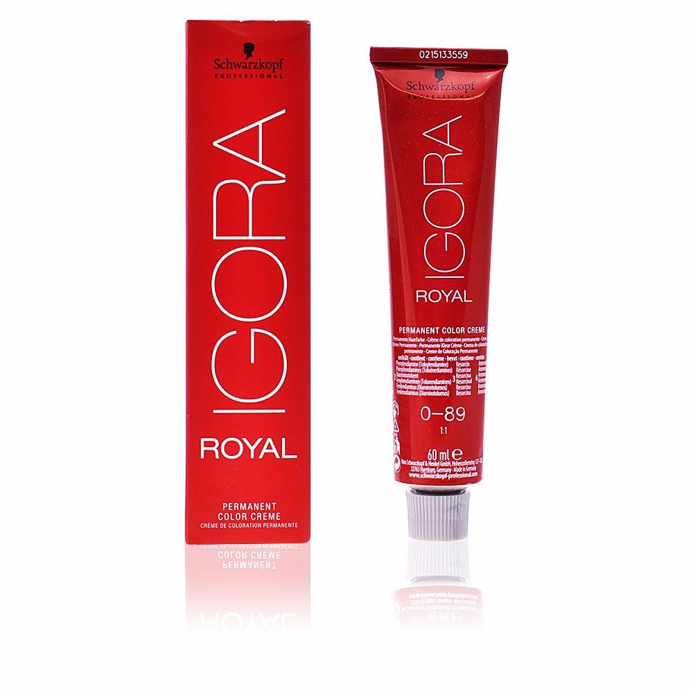 Permanent Colour Creme Igora Royal Schwarzkopf Igora Royal Nº 0.89 (60 ml)