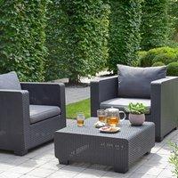 Salta 2 Seater Balcony Set Grey