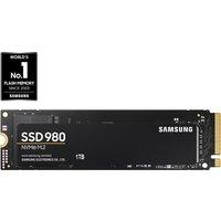 Samsung 980 NVMe M.2 SSD 1TB in Black (MZ-V8V1T0BW)