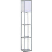 4 Tier Floor Lamp Standing Lamp with Storage Shelf for Home Office