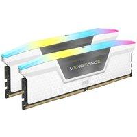 Corsair Vengeance RGB White 32GB Kit (2x16GB) 5200MHz DDR5 Memory Kit