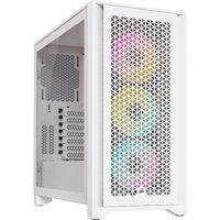 Corsair iCUE 4000D RGB AIRFLOW White Mid Tower E-ATX Gaming Case