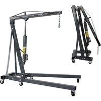 Switzer 2 Tonne Folding Engine Crane Stand Hoist Lift - Grey