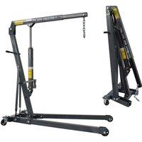 SwitZer 1 Tonne Folding Engine Crane Stand Hoist Lift - Grey