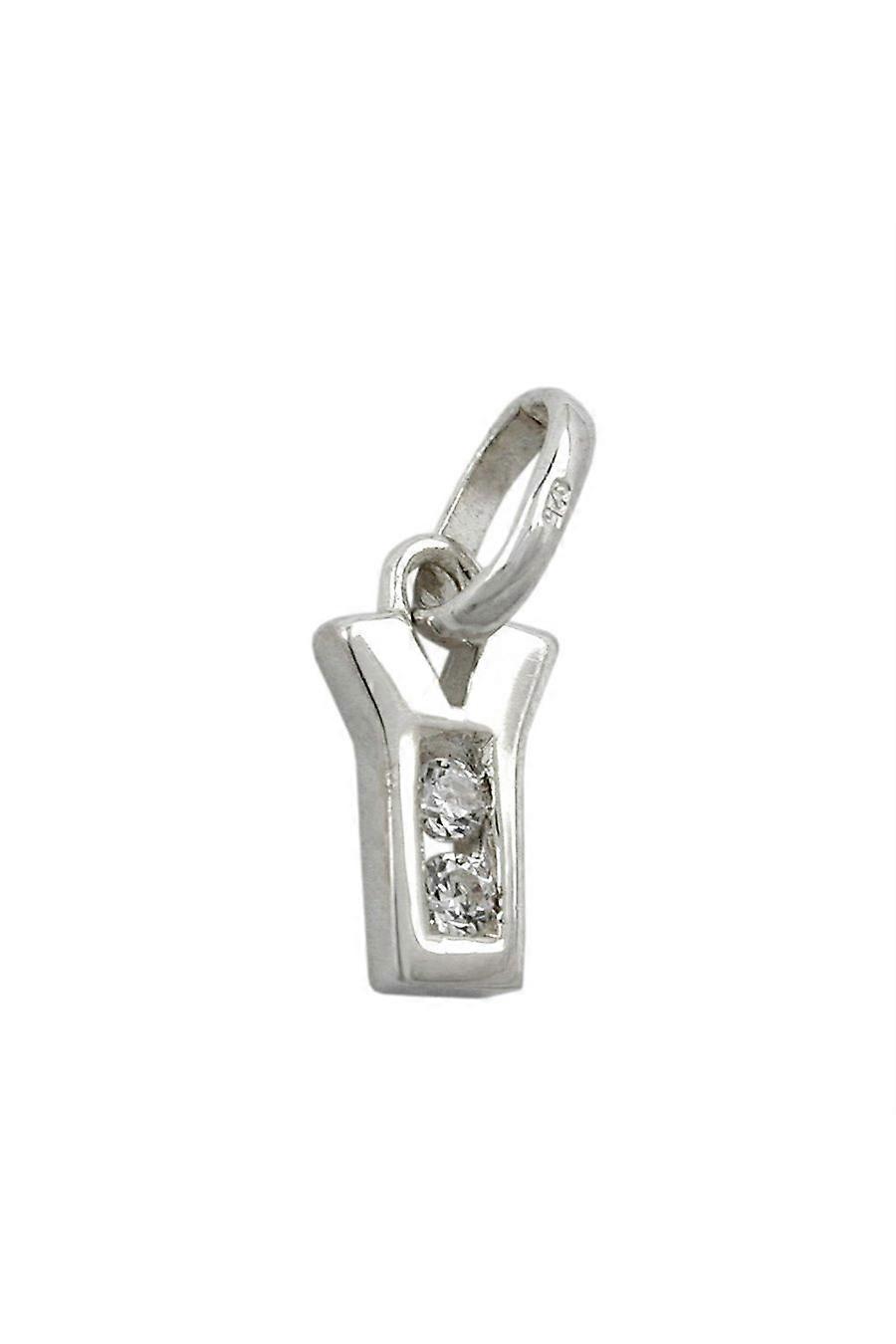 Gallay Pendant Initiale Y With Cz Silver 925 - Gl91444y