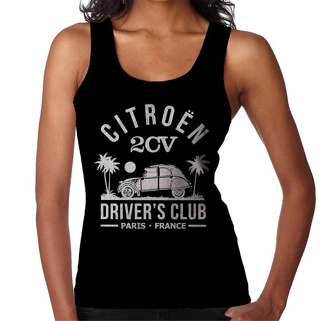 Citro�n Citroen 2CV Driver's Club White Beach Women's Vest Black X-Large