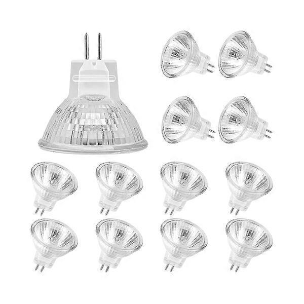 Yuheng Mr11 halogen bulbs (pack of 12), Gu4 halogen bulb 12v 20w, Mr11 Gu4 dimmable bulb cover for ceiling light