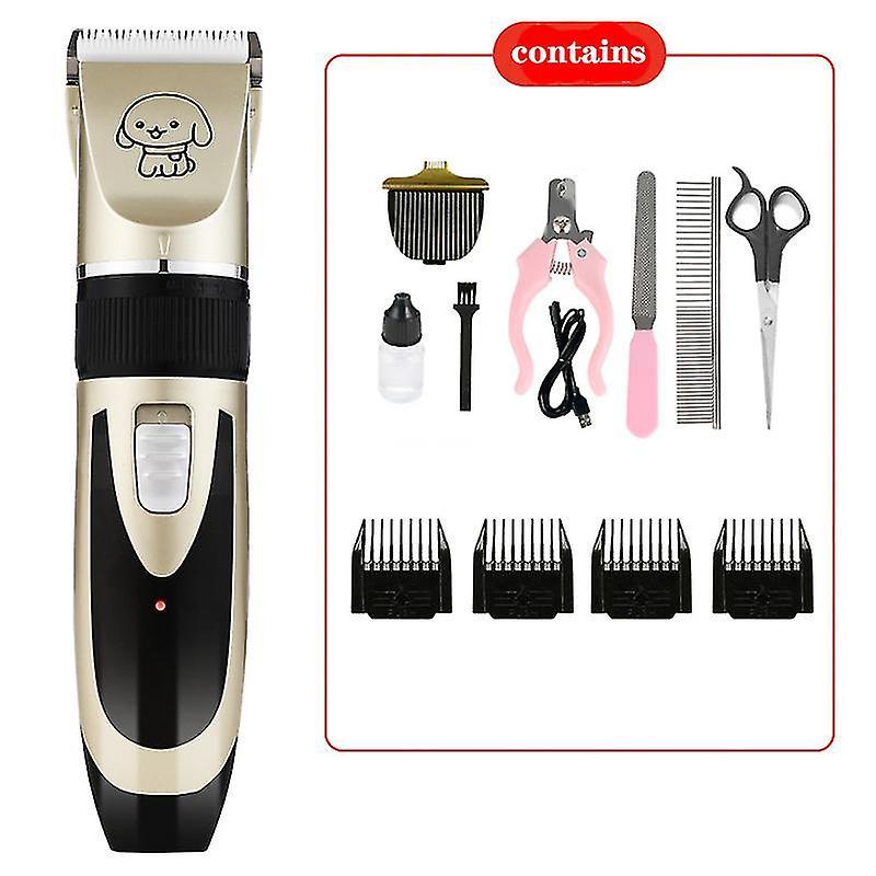 Pigeon Professional Dog Grooming Kit - Rechargeable, Cordless Pet Grooming Clippers & Dog Grooming Accessories, Low Noise & Suitable Dog Clippers, ...