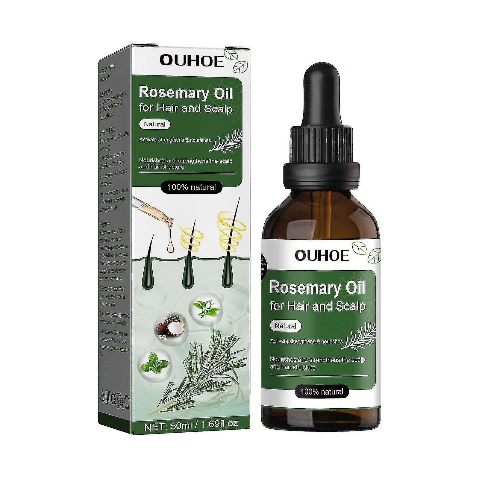 Baron 50ml Rosemary Oil For And Scalp Oil For To Stimulate And Care Of The Scalp With Castor Oil