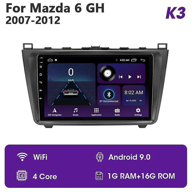 Jhshop JMCQ Android 12 Car Radio For Mazda 6  GH 2007 2008 2009 2010 2011 2012 Multimedia Video Player 2din 4G Carplay Stereo GPS DVD K3 CHINA