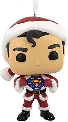 Heyone Funko POP! Exclusive Christmas Ornament Collection (Superman in Holiday Sweater and Santa Suit)