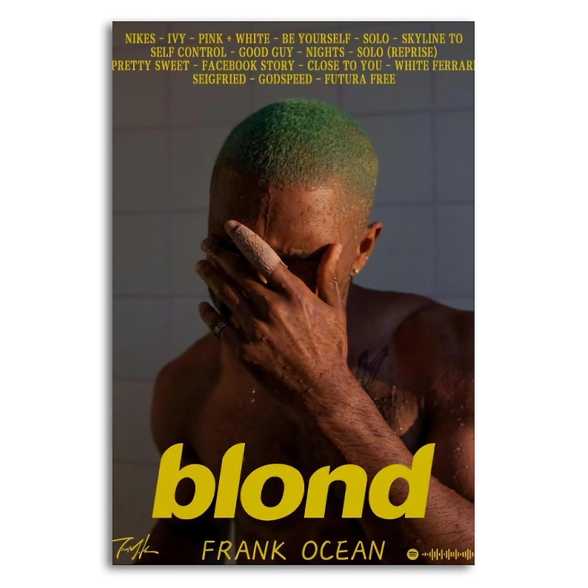 Gamurry Frank Ocean Blonde Album Cover 2 Cover Canvas Poster Bedroom Sports Landscape Office Room Perfect for any Room Decor Gift Posters (unframed...