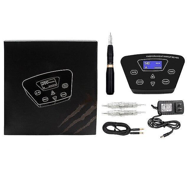 Slowmoose Tattoo Machine Pen - Quiet Motor Pen Permanent Makeup Machine With Easy Click P300 HP100 Kits