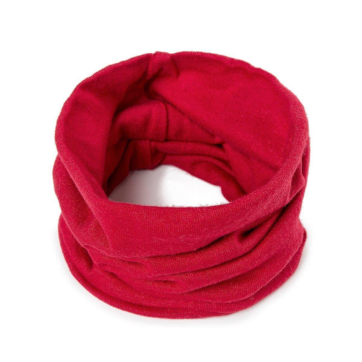 Slowmoose Winter Baby Scarf, Collar Warm For / big red 3-15 year old