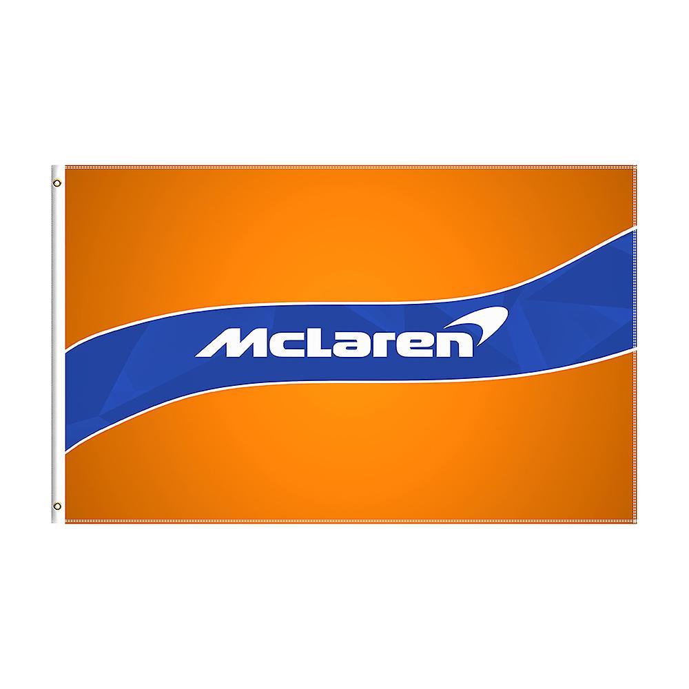 Redkid 3x5 Ft Mclaren Flag Polyester Printed Racing Car Banner For Hanging 60 x 90cm A-1767