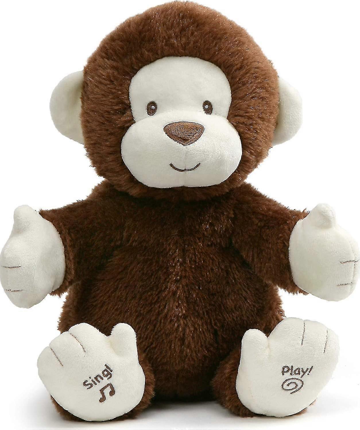 Jkw Monkey Singing And Clapping Plush Stuffed Animal 12'