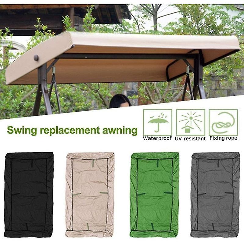 Newway Top Rain And Sun Protection Cover Replacement Roof Garden Swing Universal Swing Roof Porch Swing Bench Garden Lounger 2-3 Seater 191 X 120 C...