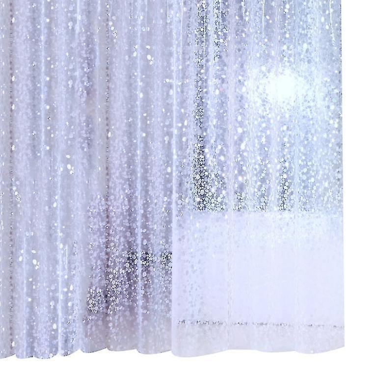 Camila 1pc Shower Curtain Transparent Pebble Shower Curtain Waterproof Mildew-proof Shower Curtain 180*200cm