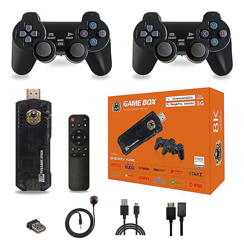 Zhongyun X8 Game Stick 8k 10000 Games Video Game Console Retro Dual System Switch Tv Console/game Wifi 5g Tv Stick