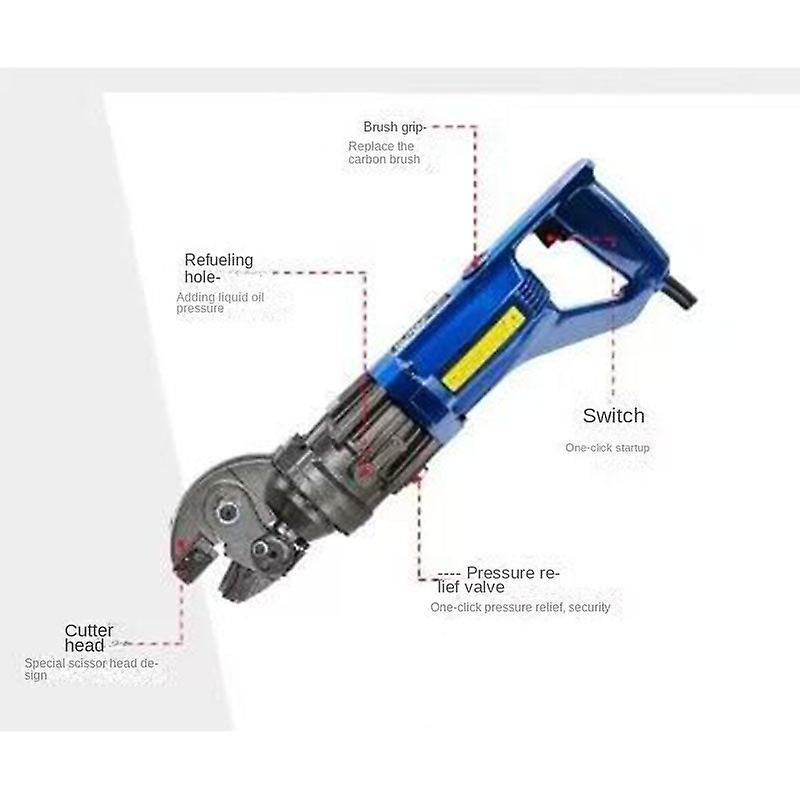 Mickcara Hrc-20 Steel Shears Electric Hydraulic Scissors Portable Rebar Cutting Machine Can Cut All Kinds Of Cast Steel Rebar Scissors 110v