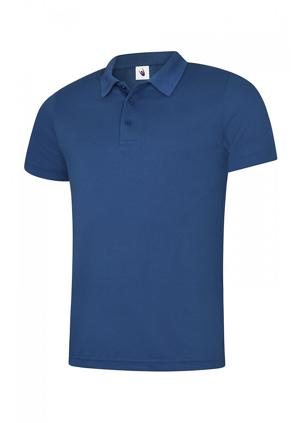 Men's Uneek Mens Super Cool Workwear Poloshirt UC127 Royal Xs