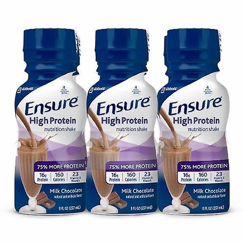 Ensure Oral Supplement  High Protein Milk Chocolate Flavor 8 oz. Container Bottle Ready to Use, Count of 24 (Pack of 1)