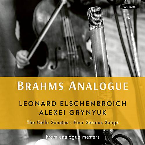 Onyx Classics Leonard Elschenbroich - Brahms Analogue  [VINYL LP] USA import