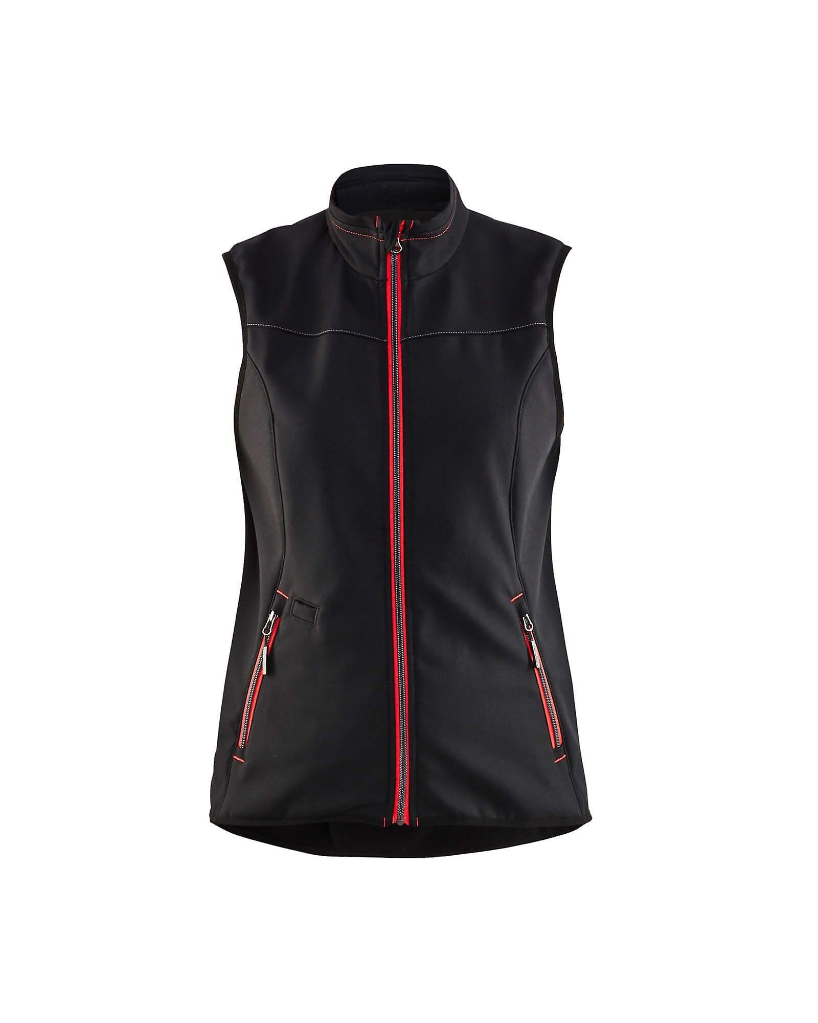 Blaklader 3851 softshell gilet vest - womens (38512516) Black/red Xs