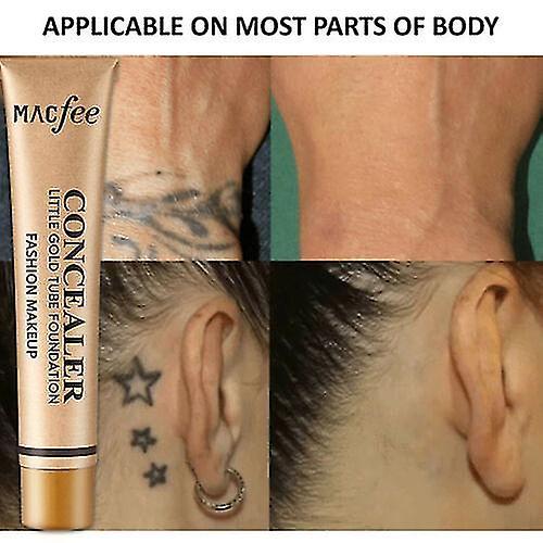 Mimigo Tattoo Concealer To Cover Tattoo Scar Birthmarks Waterproof Concealer New 31g ivory