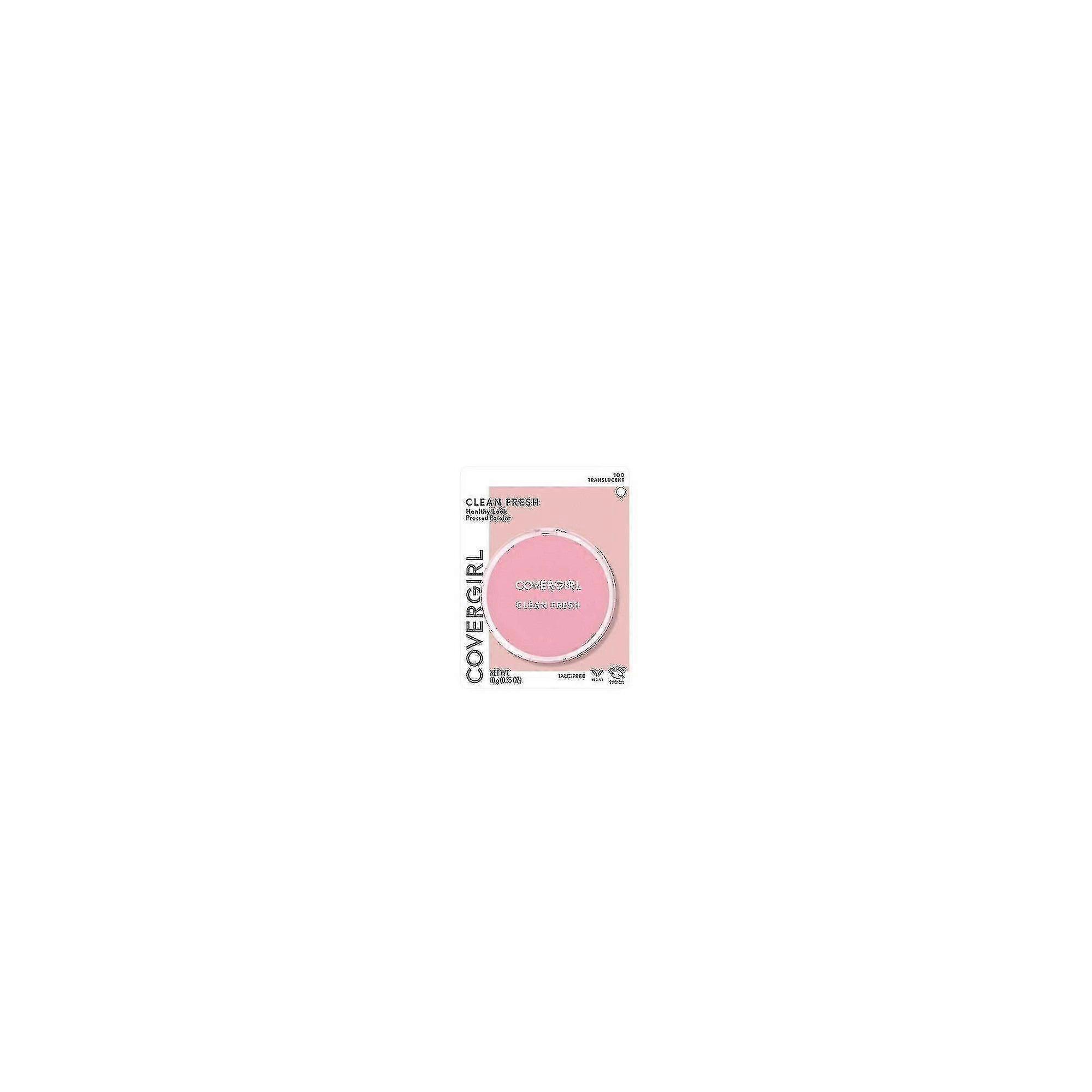 Covergirl Clean Fresh Pressed Powder, 100 Translucent, 0.35 Oz