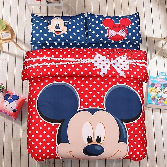 Slowmoose Disney Mickey Mouse & Minnie, Cartoon Bedding Set 2 Pillowcase(50x75cm)