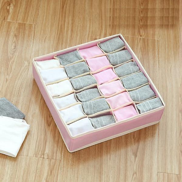 GreenZech Underwear socks organizer box Pink