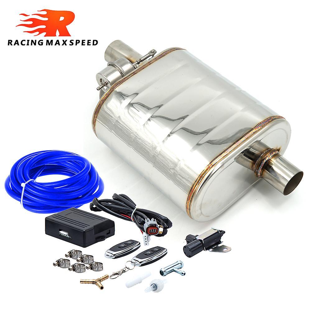 Sanxing Universal Car Exhaust System Exhaust Muffler With Wireless Remote Controller Exhaust Pipe Kit 51 63 76 MM 63MM With Control