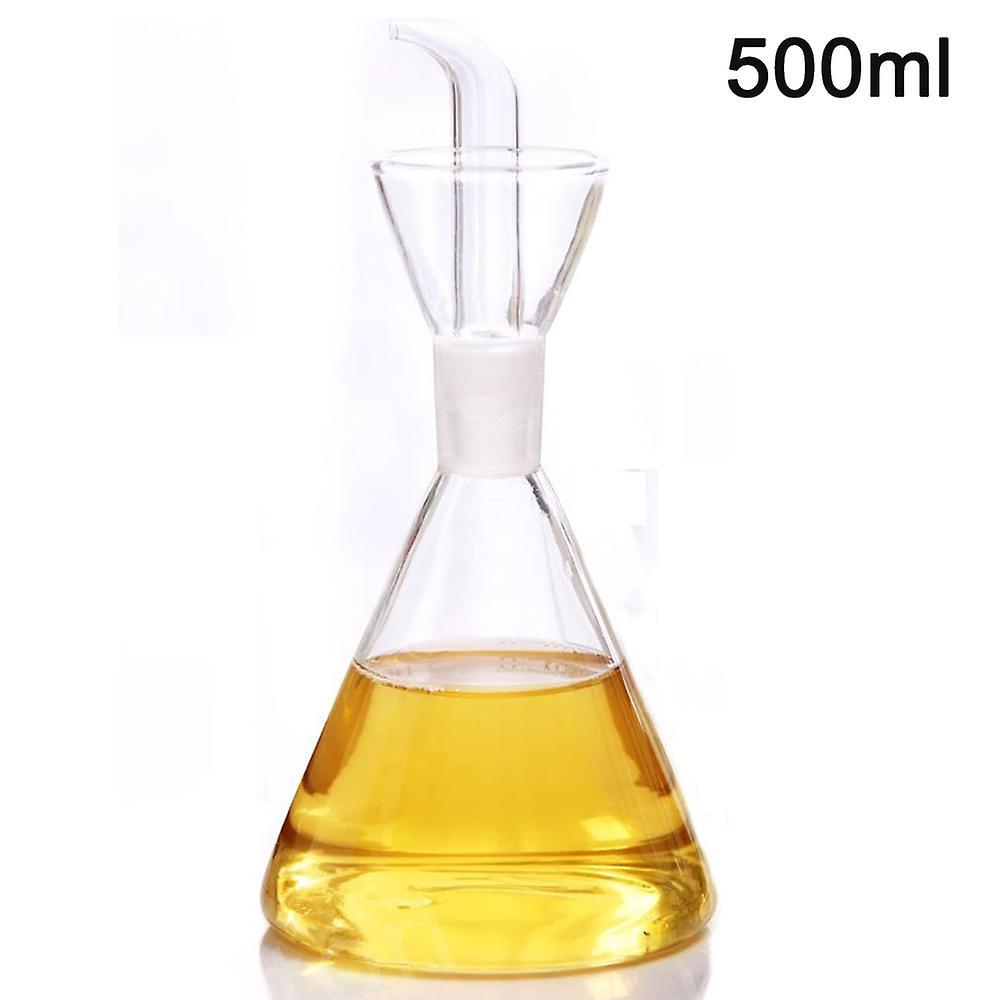 Sqyg Borosilicate Glass Household Olive Oil Glass Dispenser To Control 500ml