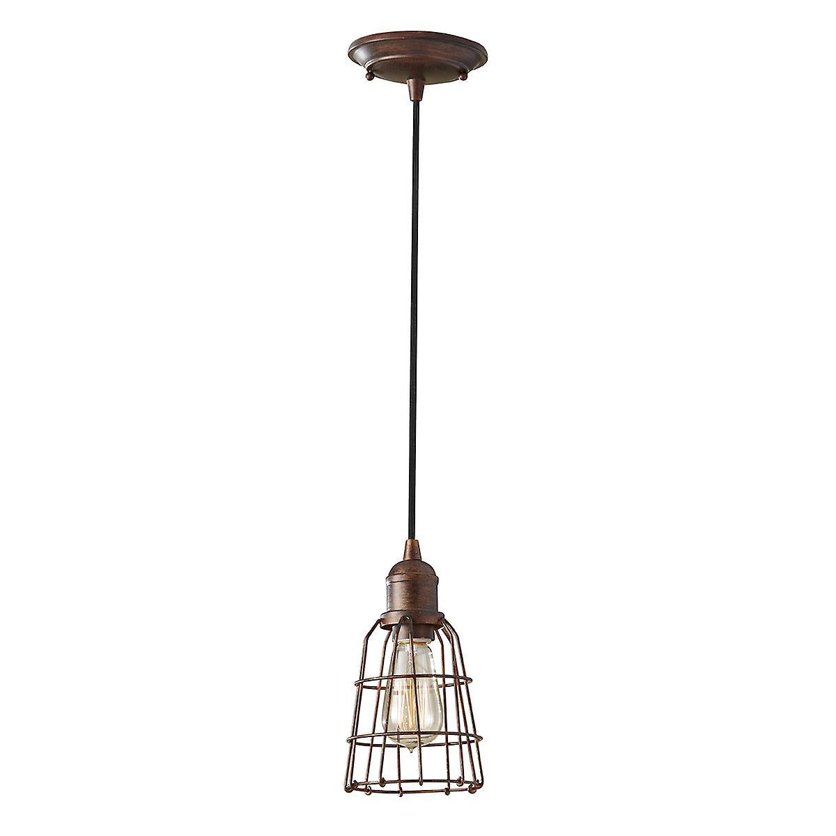 Urban Renewal 1 Light Ceiling Pendant Parisian Bronze E27