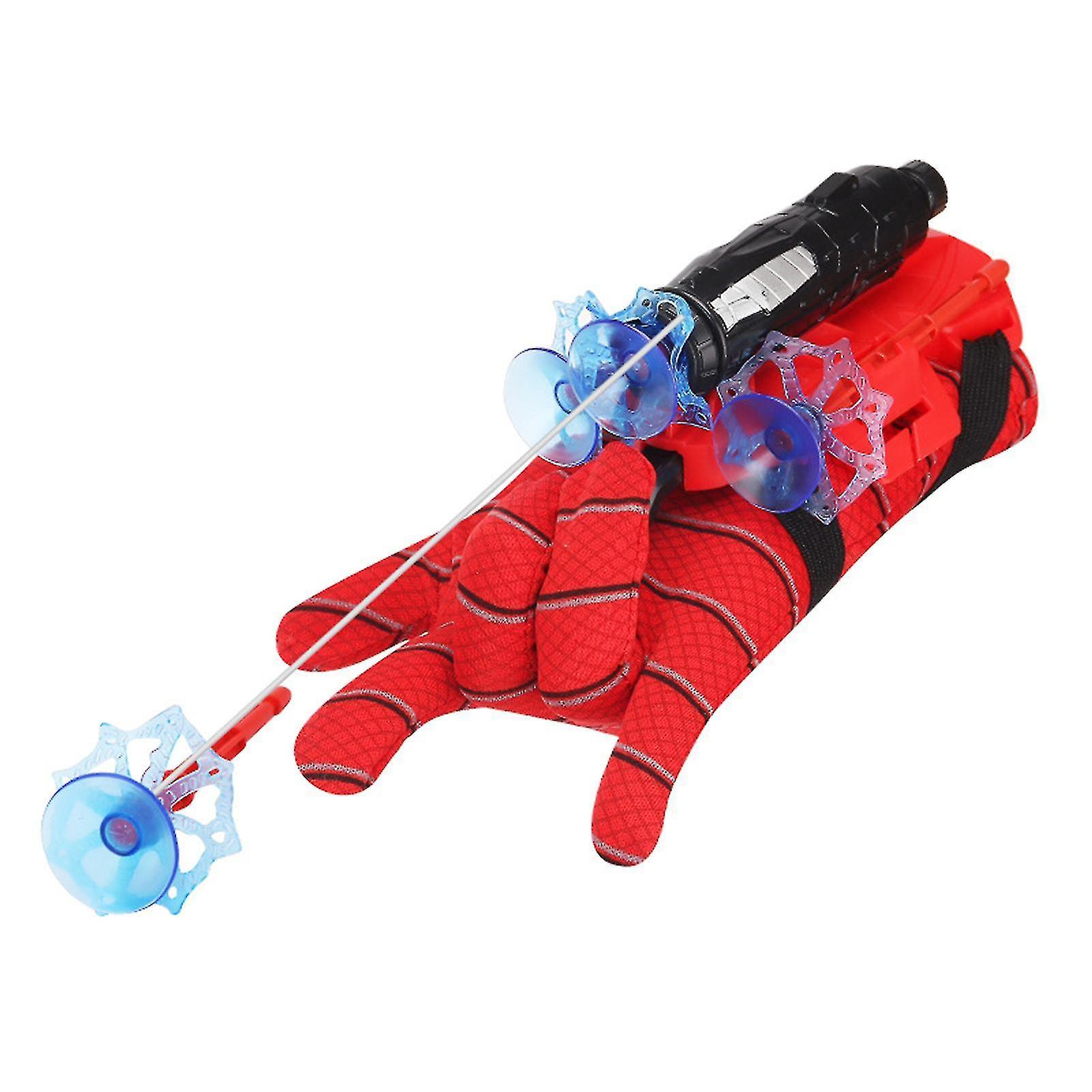 Cryin Spider Web Shooters Toy For Kids Fans Hero Launcher Wrist Toy Set Sticky Wall Soft Bombfunny Children"s Educational Toys 10 Suction Cup Bomb